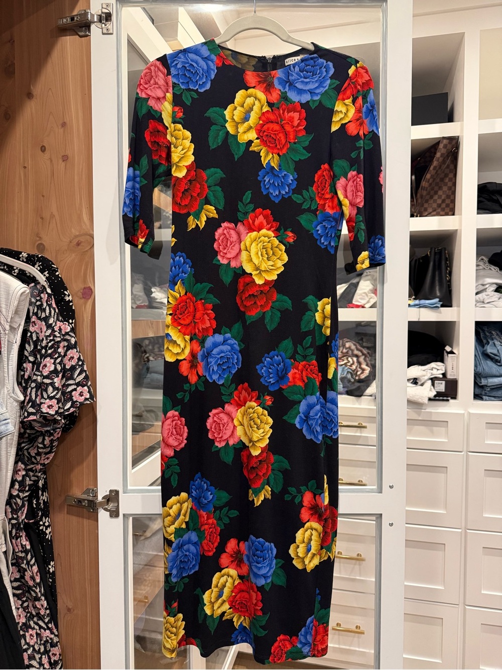 Alice + Olivia Delora Floral Dress